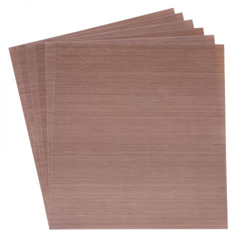 BioChef Arizona 6/9 Plateaux Feuille Anti-Adhérente - Pack de 6