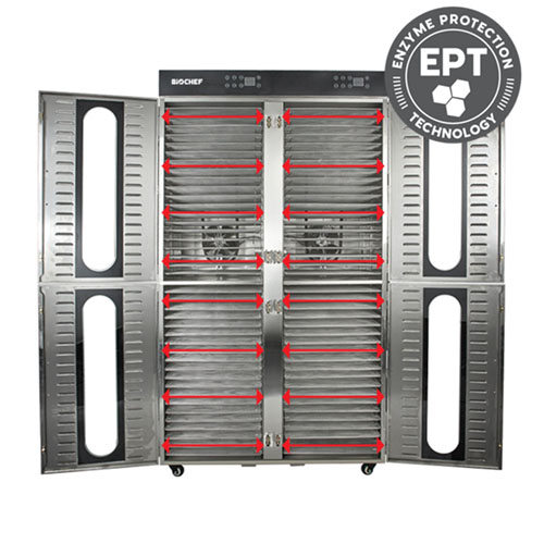 BioChef Commercial 80T Digital Food Dehydrator EPT™ Drying Technology BioChef Commercial 80T Digital Food Dehydrator EPT™ Drying Technology
